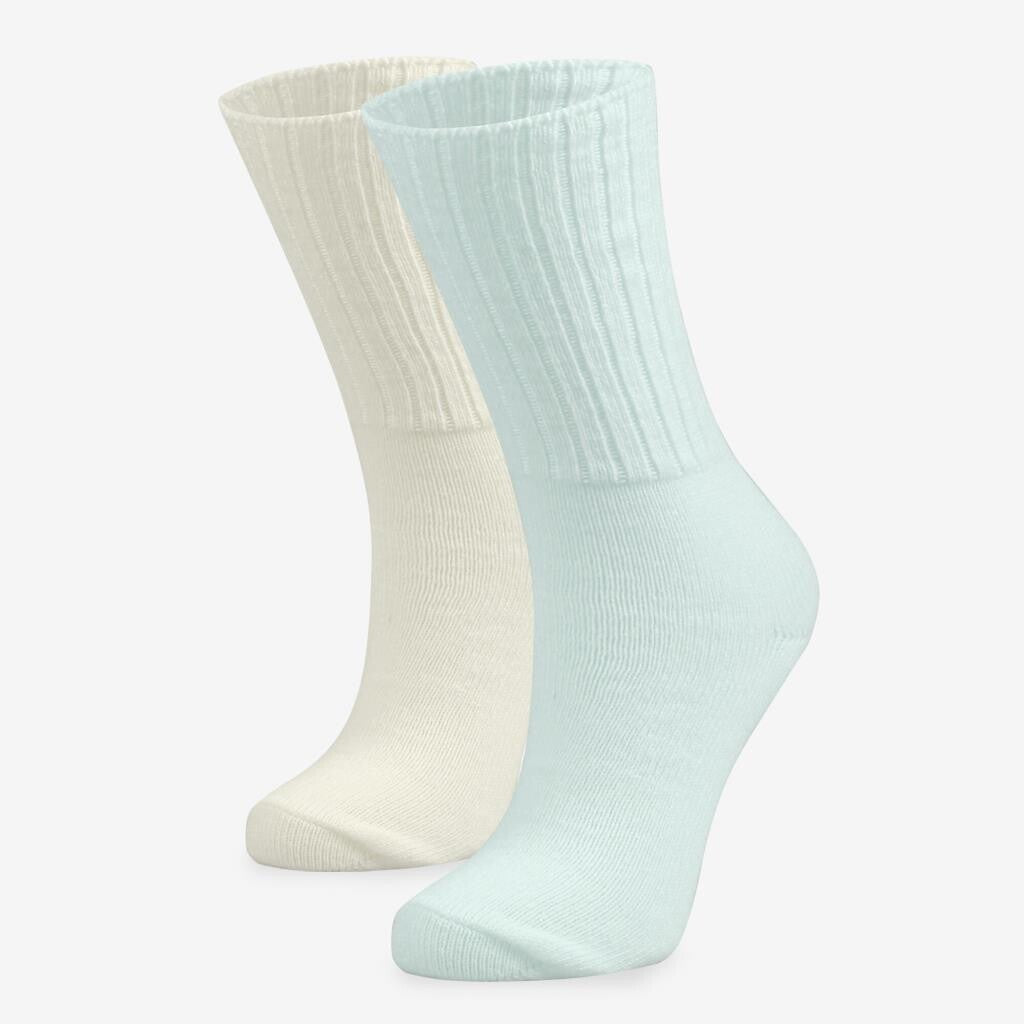 Bolero 2-Pack Elastic Roll Top Anti-Slip Booties Socks - Çorap