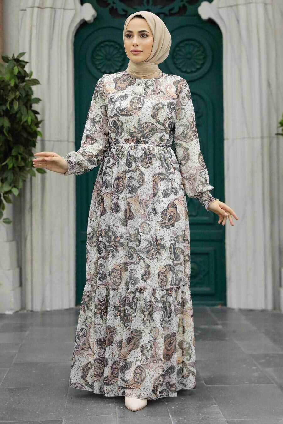 Robe Musulmane Blanche 3356B Joozal