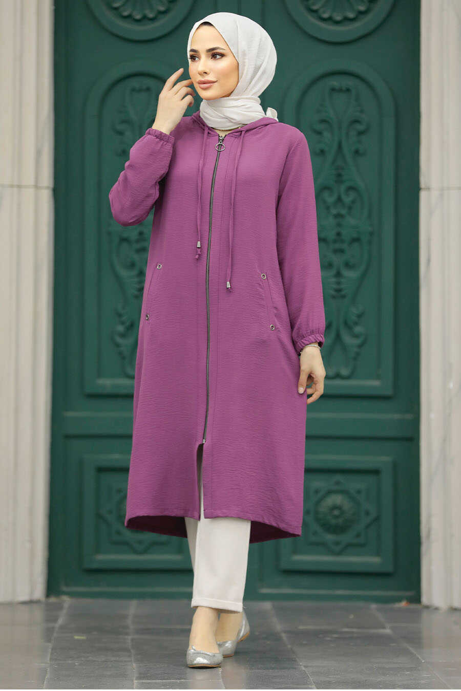 Manteau outlet rose foncé