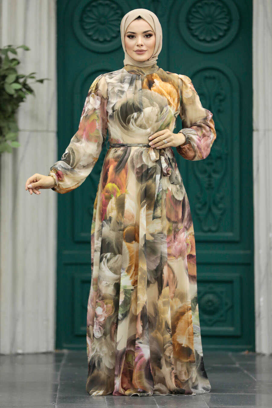 Summer Chiffon African Muslim Women Long Dress Fashion Floral Evening Party  Gown | eBay