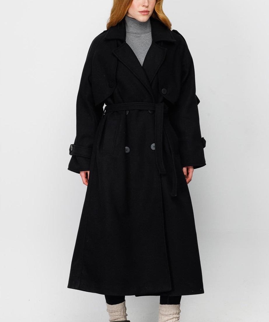 Manteau classique - black