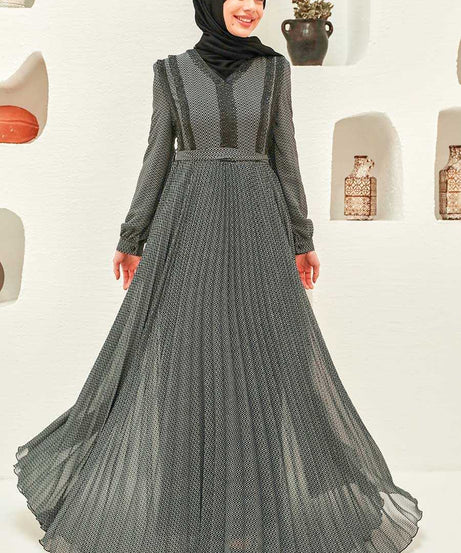 Black Hijab Dress 33233S