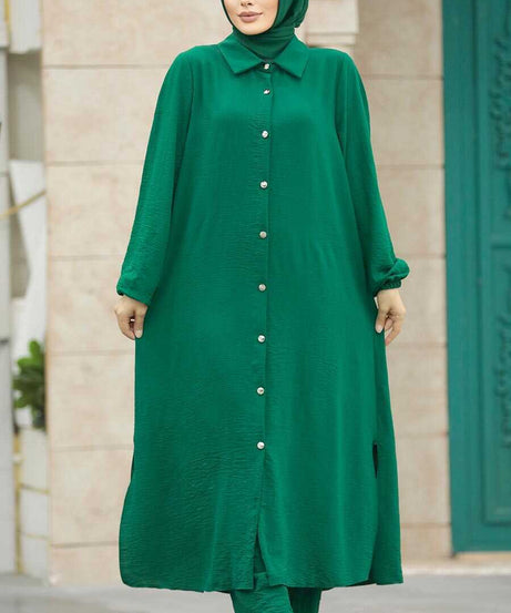 Emerald Green Plus Size Dual Suit 10101ZY